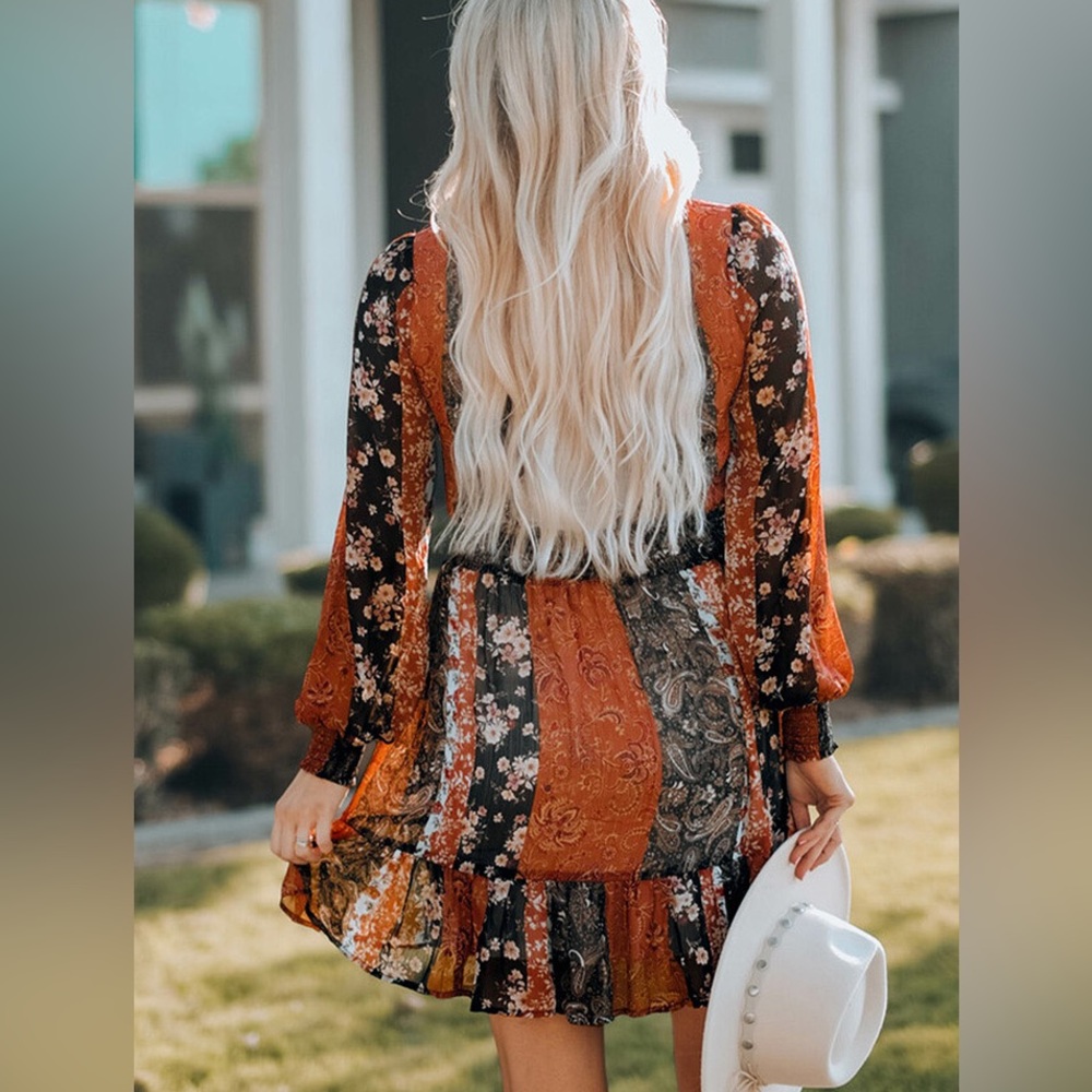 Paisley Floral Dress - Picture 3 of 6